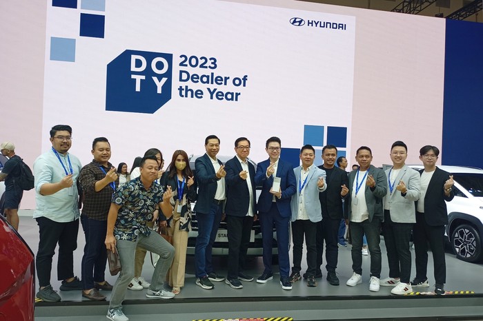Diler Hyundai Andalan Raih penghargaan Dealer of The Year 2023.