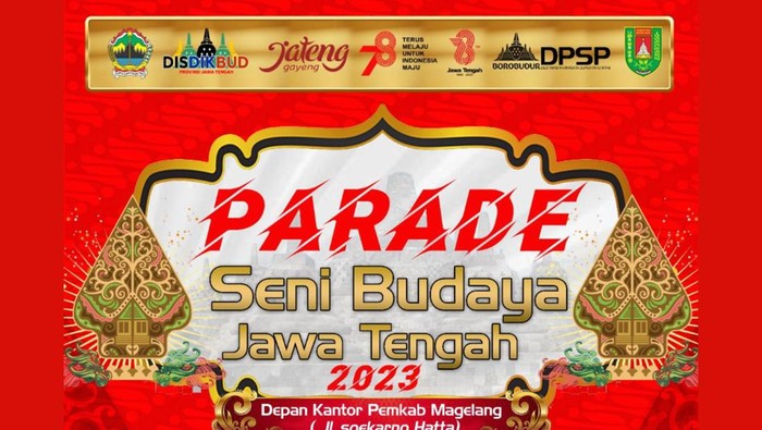 Flyer Parade Seni Budaya Jawa Tengah.