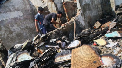 Foto Terkini 152 Rumah Hangus Usai Kebakaran di Gang Kober Gambir
