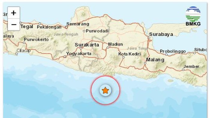 gempa trenggalek M 4,8