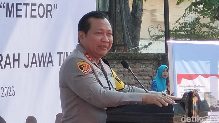 Kapolda Jatim Irjen Toni Harmanto di Probolinggo.