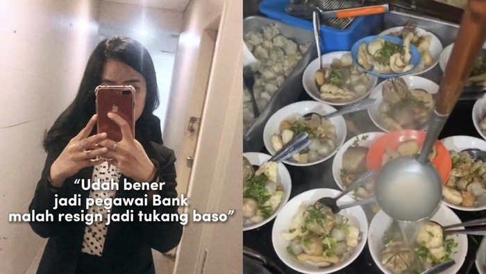 Kisah inspiratif Margaretha Cindyana viral di Instagram, dulu aktif bekerja sebagai pegawai bank. Kini sukses berjualan bakso di Bogor, Jawa Barat.