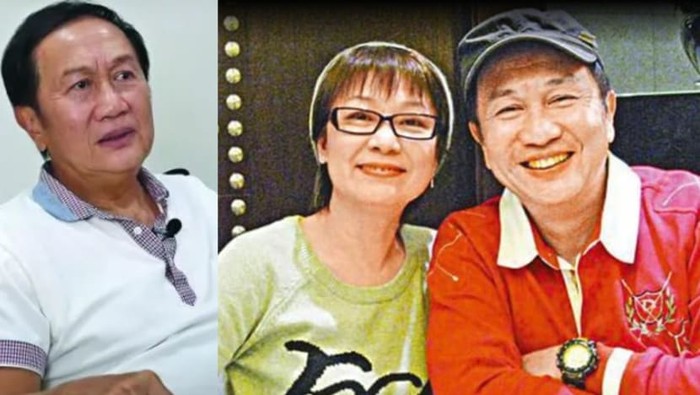 Kwok Fung dan mendiang istrinya.