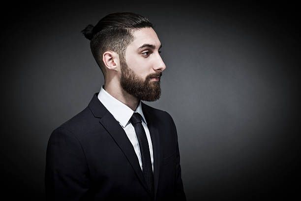 Man Bun With Fade Man Bun With Fade.