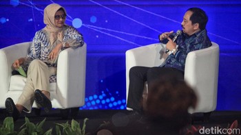 detikcom Leaders Forum edisi Arah Industri Telekomunikasi Indonesia diselenggarakan di Aruba Room, The Kasablanka Hall, Jakarta, Kamis (24/8).  