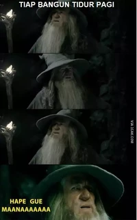 Meme ini gambarkan realita saat bangun tidur. Mana nih yang paling sesuai buat kamu?