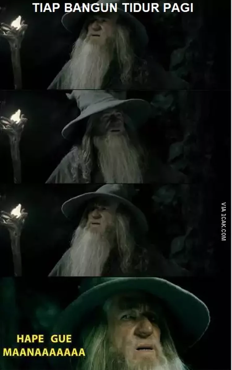 Meme ini gambarkan realita saat bangun tidur. Mana nih yang paling sesuai buat kamu?