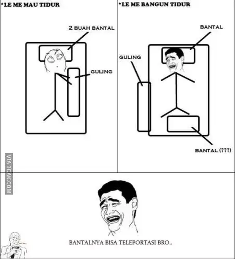 Meme Gambaran Real Bangun Tidur, Siapa yang Related? Meme ini gambarkan realita saat bangun tidur. Mana nih yang paling sesuai buat kamu?