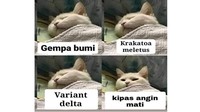 Meme ini gambarkan realita saat bangun tidur. Mana nih yang paling sesuai buat kamu?