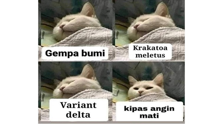 Meme ini gambarkan realita saat bangun tidur. Mana nih yang paling sesuai buat kamu?