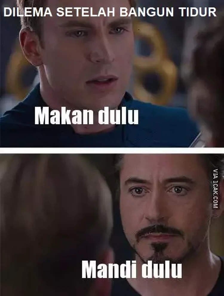 Meme ini gambarkan realita saat bangun tidur. Mana nih yang paling sesuai buat kamu?