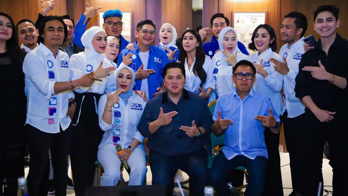 Musisi Hingga Artis Pan Diskusi Bareng Erick Thohir