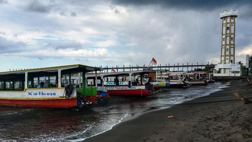 Pelabuhan Bangsal, Lombok Utara, NTB. (Foto: Ahmad Viqi/detikBali)