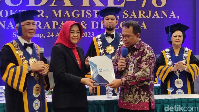 Penyerahan SK Fakultas Kedokteran Udinus Semarang, Kamis (24/8/2023).