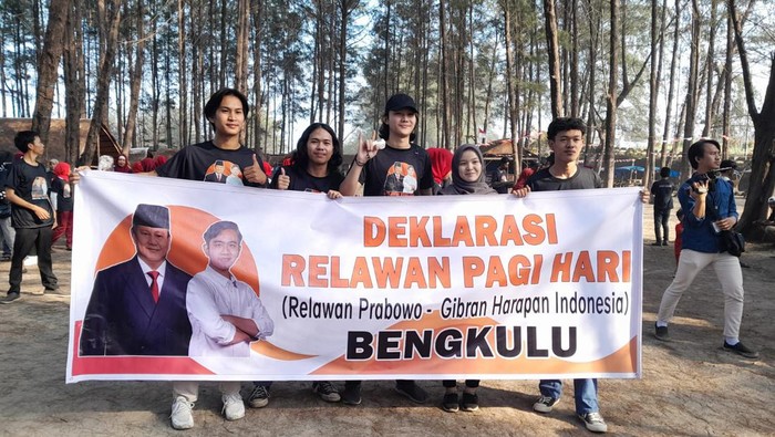 Relawan Pagi Hari (Prabowo-Gibran Harapan Indonesia) Bengkulu.