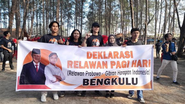 Relawan Pagi Hari (Prabowo-Gibran Harapan Indonesia) Bengkulu.