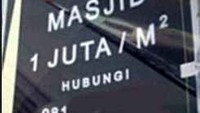 Masjid Pun Ikut Dijual (1cak.com)