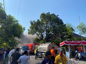 Rumah di Jemur Wonosari yang Terbakar Digunakan Sebagai Gudang Baju Online