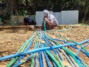 Perjuangan Warga Desa di Bantul, Sedot Selang Pakai Mulut demi Air Bersih