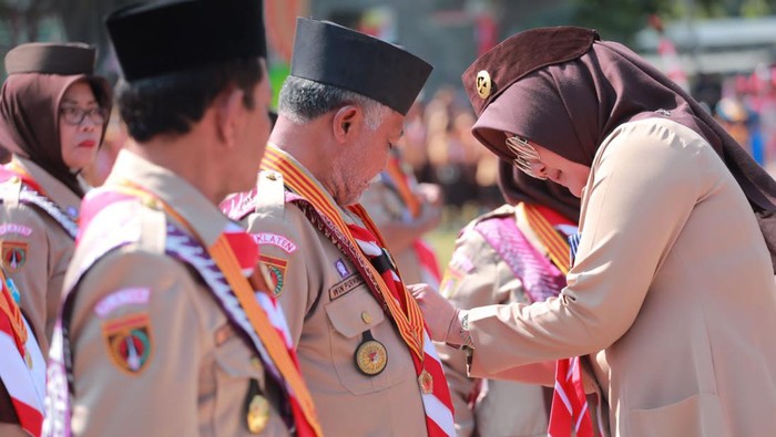 Upacara Hari Pramuka di Klaten