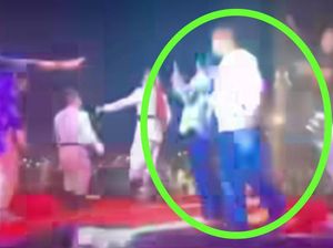 Detik-detik Wawalkot Kotamobagu Jatuh dari Panggung Pesta Rakyat