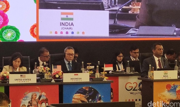 Menteri Perdagangan Zulkifli Hasan hadiri Trade and Investment Ministers Meeting (TIMM) G20 di Jaipur, India. Zulhas turut membawakan opening speech.