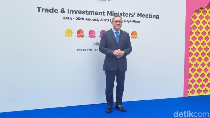 Menteri Perdagangan Zulkifli Hasan hadiri Trade and Investment Ministers Meeting (TIMM) G20 di Jaipur, India. Zulhas turut membawakan opening speech.