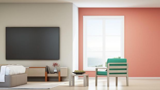3d rendering of hotel interior.