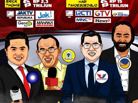 4 Raja Media Kakap Re Tarung Politik, Susuk Eni Terkaya