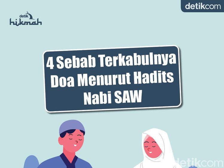 Infografis: 4 Sebab Terkabulnya Doa Menurut Hadits Nabi SAW