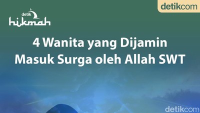 Infografis: 4 Wanita yang Dijamin Masuk Surga oleh Allah SWT