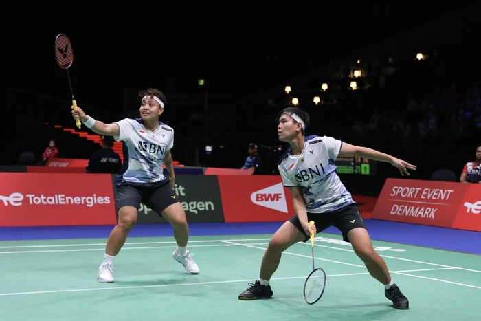 Apriyani Rahayu/Siti Fadia Silva Ramadhanti di BWF World Championships 2023