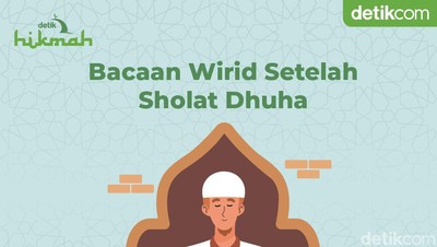 Infografis: Bacaan Wirid Setelah Sholat Dhuha