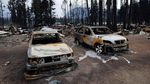 Ganasnya Kebakaran Hutan di Kanada, Mobil hingga SPBU Ludes