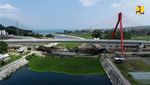 Jokowi Satukan Pulau Samosir dan Sumatera Lewat Jembatan Merah