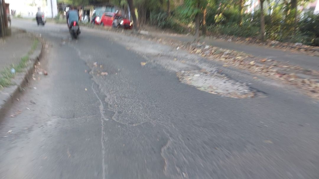 Jl Pala Raya, Pondok Cabe Udik, Pamulang, Tangsel. (Dadan/warga)