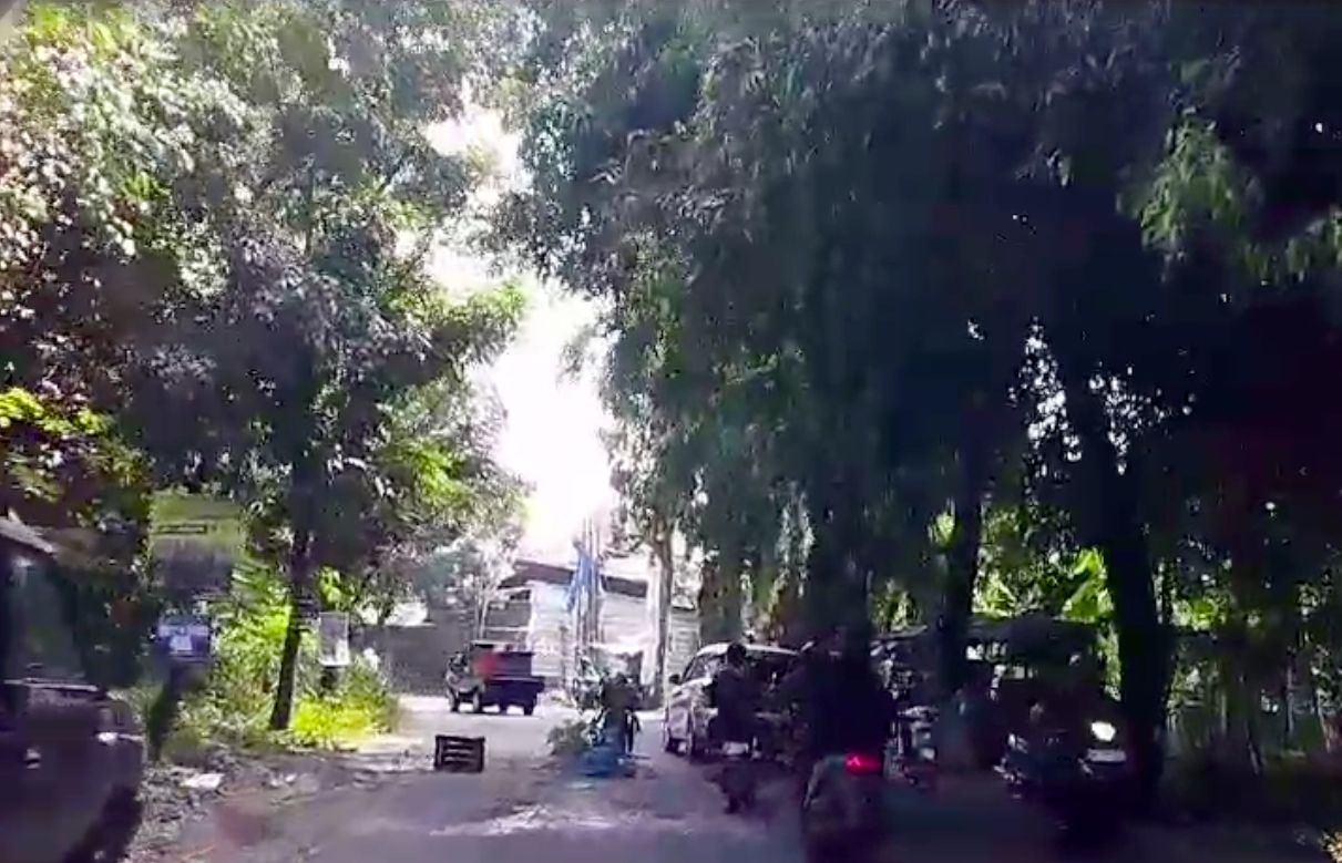 Jl Pala Raya, Pondok Cabe Udik, Pamulang, Tangsel. (Dadan/warga)