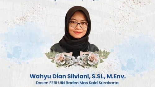 Kabar duka meninggalnya dosen UIN Raden Mas Said Solo, Wahyu Dian Silviani (34).
