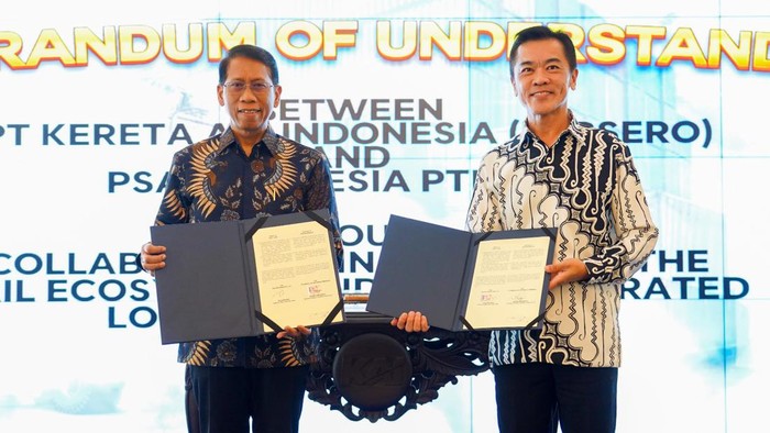 KAI kerja sama dengan operator pelabuhan Singapura soal ekosistem kereta api dan logistik.