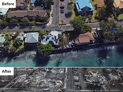 Foto Sebelum dan Sesudah Kebakaran Hawaii, Bikin Air Mata Menetes