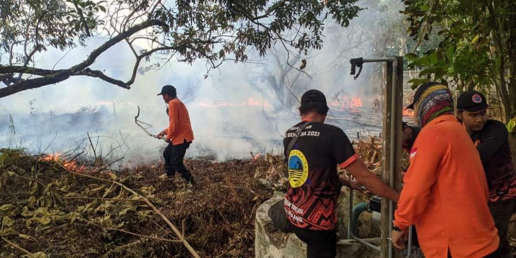 Kejadian kebakaran hutan dan lahan (karhutla) di Kota Palangka Raya kembali meningkat dalam sepekan terakhir. (Dok. mediacenter.palangkaraya)