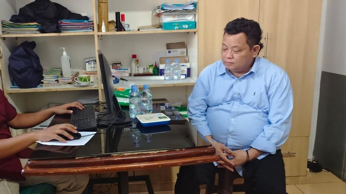 Kuat Maruf saat dijebloskan ke Lapas Salemba (dok. Kemenkumham)