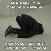 Namanya juga hidup, kadang di atas, kadang di bawah. Buat yang lagi sedih, jangan menyerah dan tetap semangat, ya!