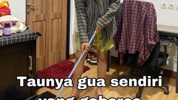 Udah, lah. Foto: Twitter/saranghaeshopi