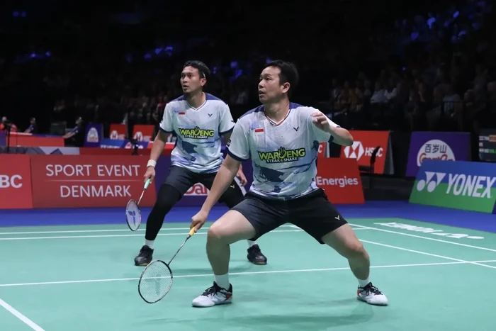 Mohammad Ahsan/Hendra Setiawan di BWF World Championships 2023