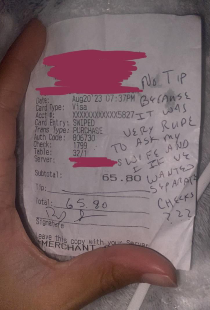 Ngambek Ditanya Soal Pisah Bon, Pengunjung Ini Ogah Beri Tip ke Pelayan