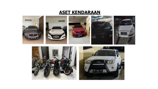 Penampakan aset terkait TPPU bandar sabu yang telah disita Polri (dok.Polri)