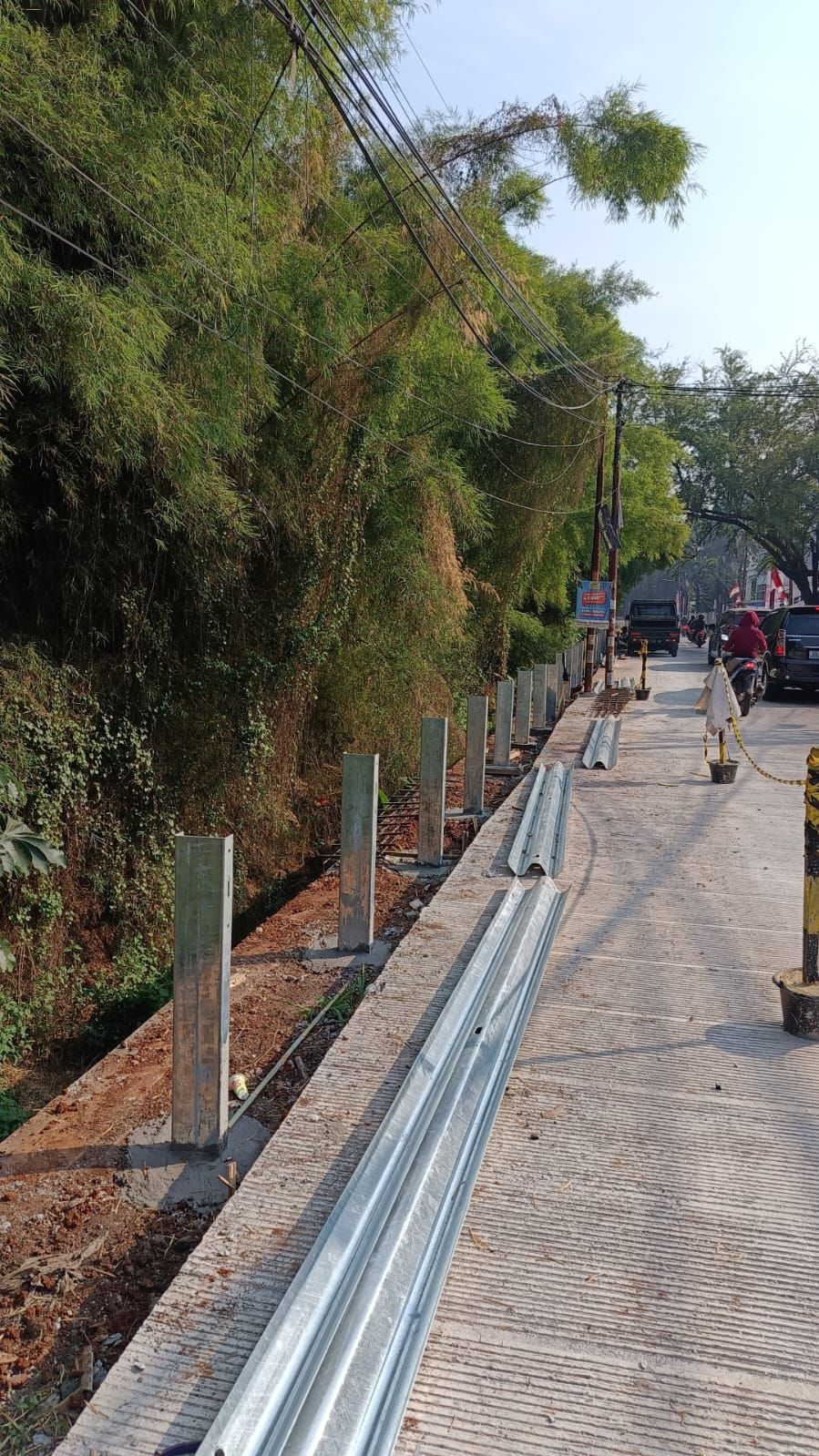 Perbaikan Jl Pala Raya, Tangsel. (Dok DBMSDA Tangsel)