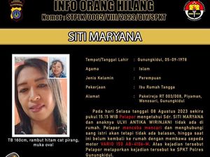Tolong! Ibu-Anak Asal Wonosari Gunungkidul Ini Hilang Sejak 8 Agustus