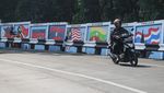 Sambut KTT ASEAN, Jalan di Jaktim Dipercantik dengan Mural